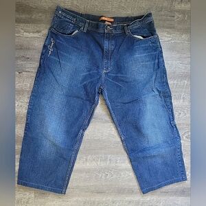 Vintage Y2K Sean John Shorts Denim Discovery Digger Men's 42x26 Medium-Dark Wash